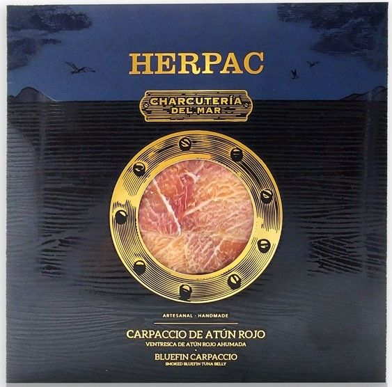 Carpaccio de Ventresca de Atun Rojo de Almadraba 80 gr Herpac 2